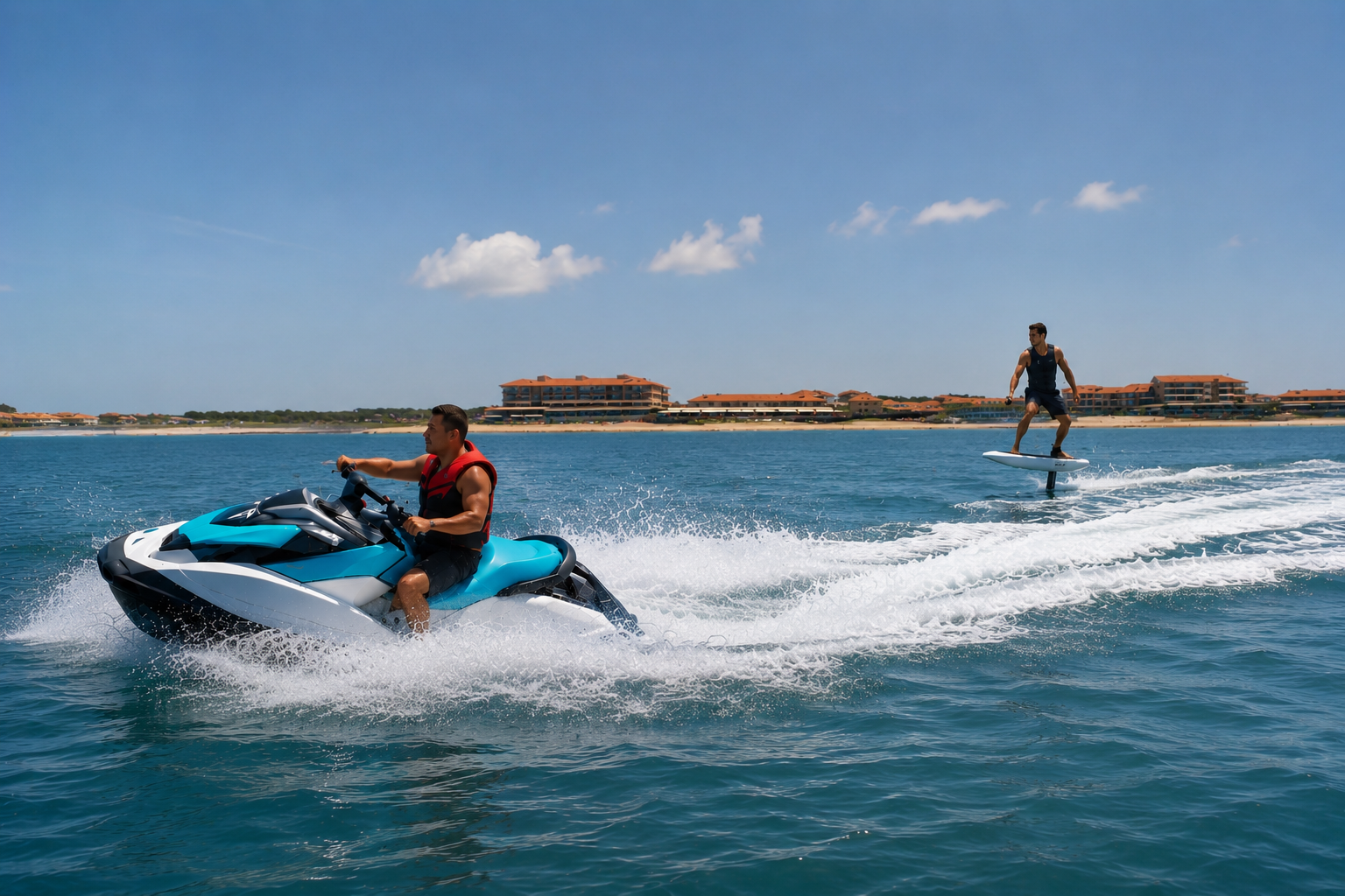 jetski efoil landes capbreton hossegor